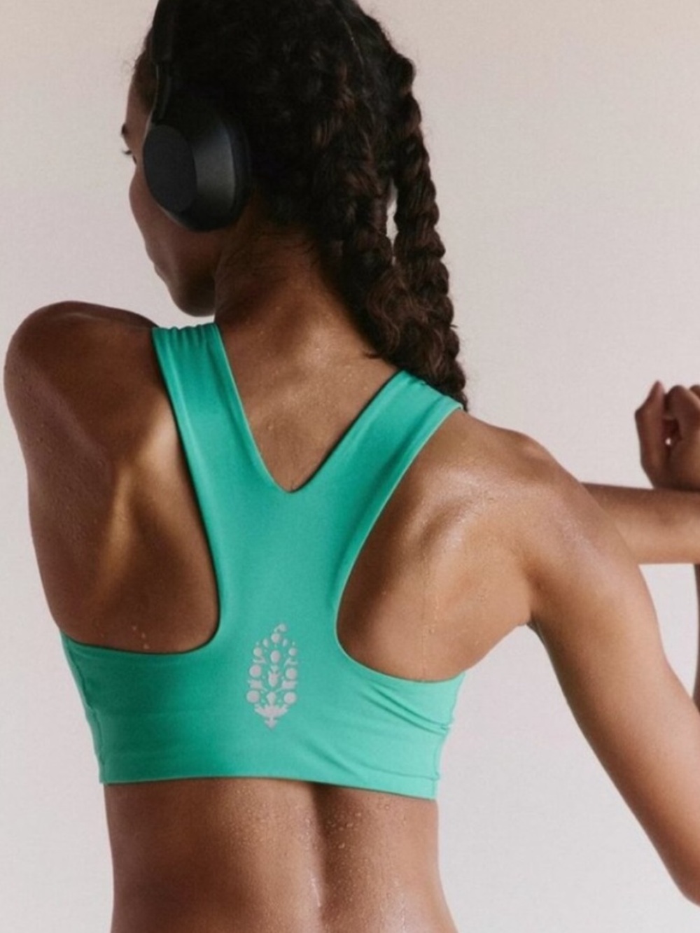 NWT FP Movement Win Win Sports Bra Seafoam Green XL